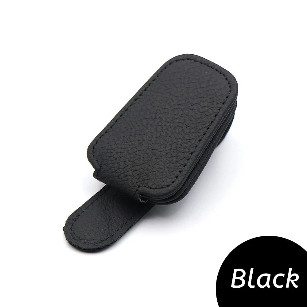 Universal Car Sunglasses Clip Card Ticket Holder Sun Visor Glasses Holder Pen Case Eyeglasses Hanger Car Interior Accessories