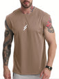 NEW Summer Fitness Sports Tank Top Men Breathable Loose Mesh Training Sleeveless T-shirt Quick Drying vest male Fitness Clothing